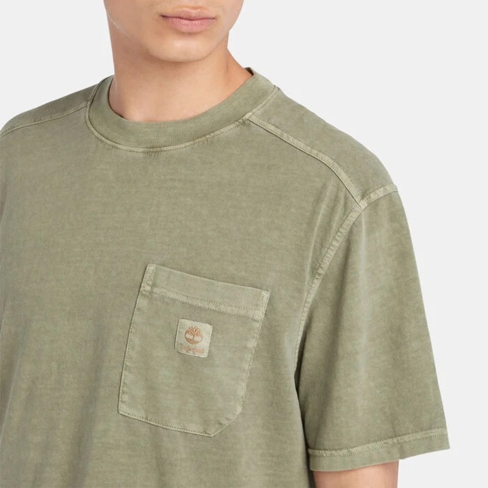 Timberland Sage Green Short Sleeve Tee